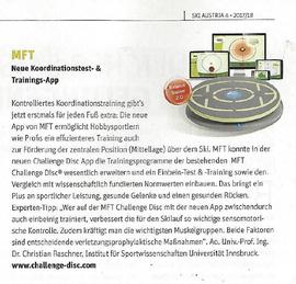 Austria Ski Dezember 2017 - MFT - Neu Koordinationstest- & Trainings-App