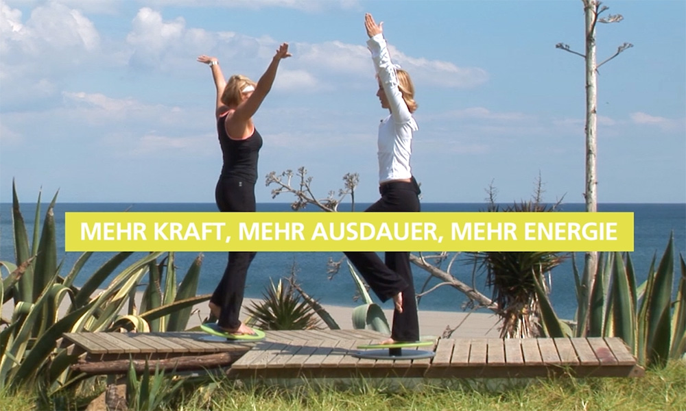 Übungsserie “New Energy Coordination” für die MFT Fit Disc