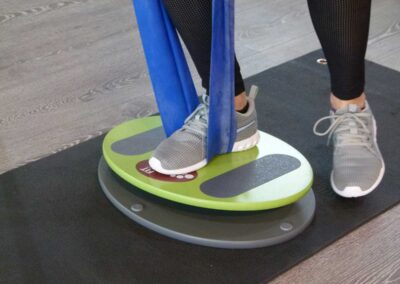 Basic Rückenfit – Fit Disc Übungen mit dem Theraband / Gymnastikband